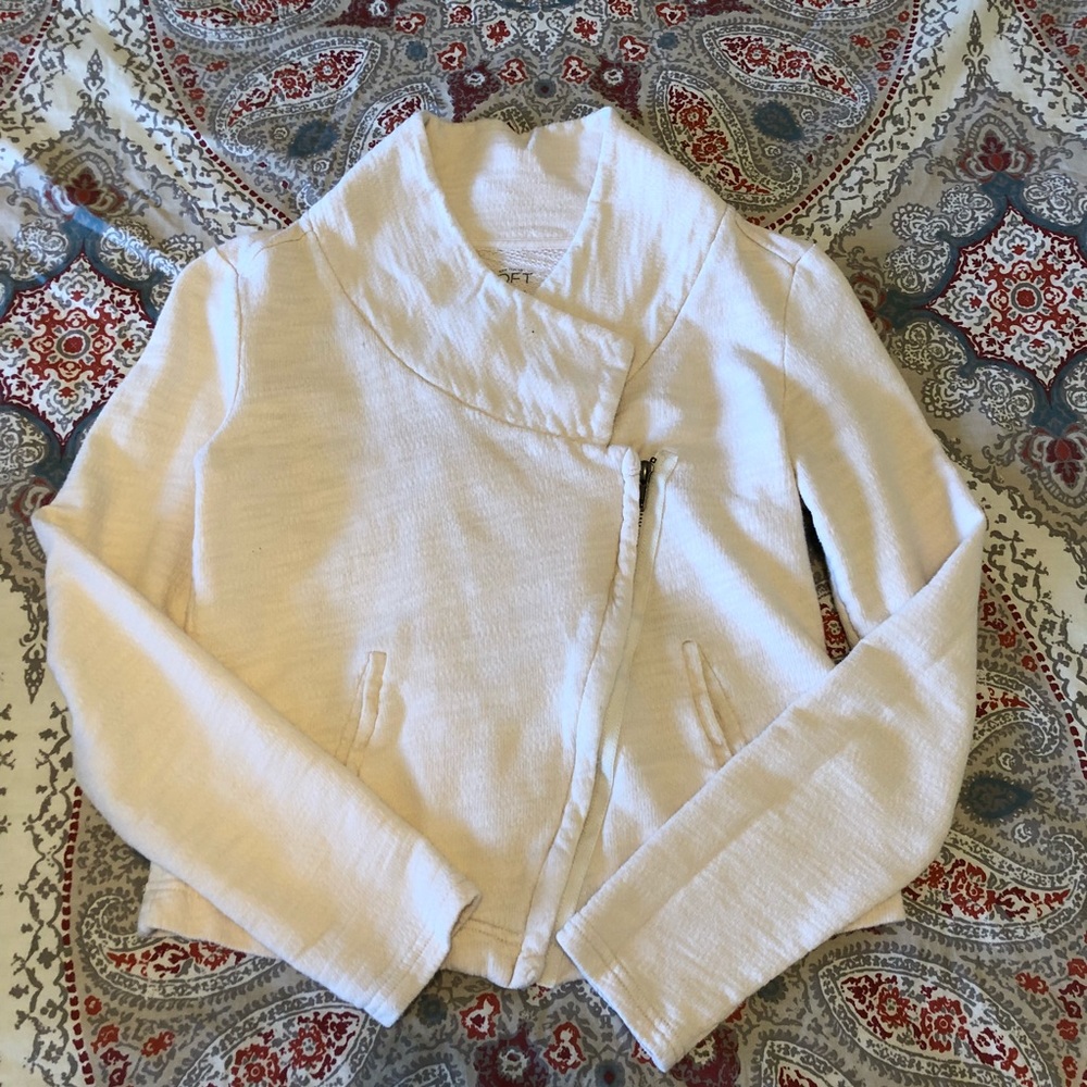 LOFT XXS motorcycle style sweatshirt
